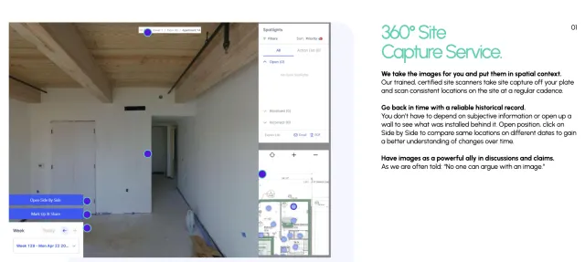 Disperse, 360° site capture